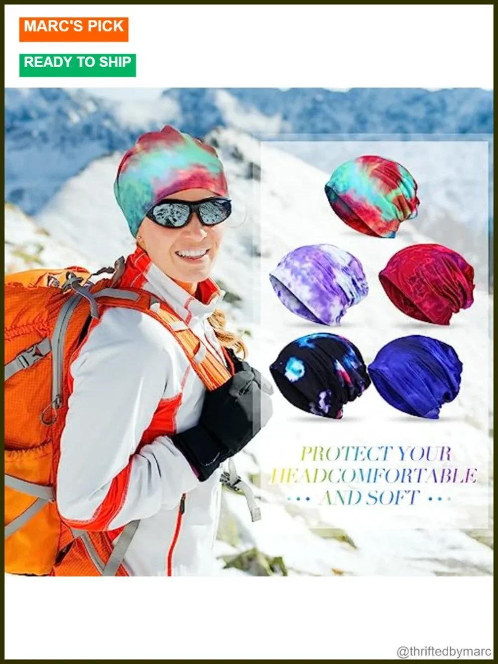5 Pack Slouchy Beanie Chemo Hat Stretch Cancer Head Wraps Sleep Scarf Turban
